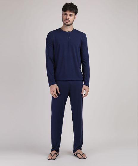 Pijama-Masculino-Manga-Longa-Gola-Portuguesa-Azul-Marinho-9950945-Azul_Marinho_1