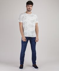 Camiseta-Masculina-Estampada-de-Montanhas-Manga-Curta-Gola-Careca-Bege-Claro-9870271-Bege_Claro_3