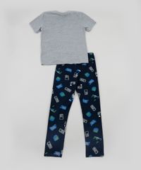 Pijama-Infantil-Video-Game-Manga-Curta-Cinza-Mescla-9942697-Cinza_Mescla_2