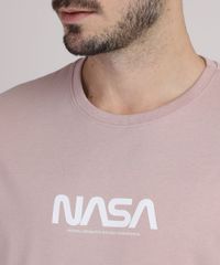 Camiseta-Masculina-NASA-Manga-Curta-Gola-Careca-Rose-9950970-Rose_4