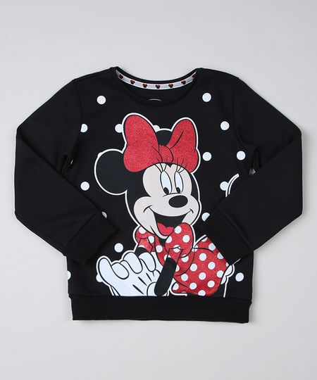Blusao-de-Moletom-Infantil-Minnie-com-Poa-Preto-9947800-Preto_1 Blusao-de-Moletom-Infantil-Minnie-com-Poa-Preto-9947800-Preto_1