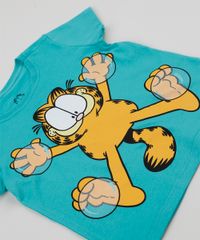 Conjunto-Infantil-Camiseta-Azul-Garfield-Manga-Curta---Bermuda-Azul-9529940-Azul_4