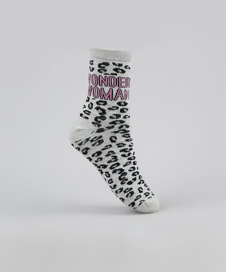 Meia-Feminina-Cano-Alto-Mulher-Maravilha-Estampada-Animal-Print-Onca-Cinza-Mescla-9885668-Cinza_Mescla_1