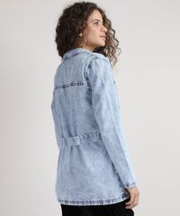 Jaqueta-Jeans-Feminina-Longa-com-Bolsos-e-Faixa-para-Amarrar-Azul-Claro-9946108-Azul_Claro_2