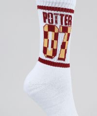 Meia-Feminina-Cano-Alto-Harry-Potter-Branca-9949200-Branco_3