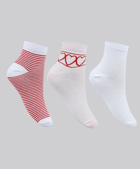 Kit-de-3-Meias-Femininas-Cano-Medio-com-Listras-Multicor-9949184-Multicor_1