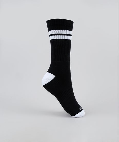 Meia-Masculina-Mash-Cano-Alto-com-Listras-Preta-9950992-Preto_1