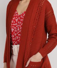 Capa-de-Trico-Feminina-com-Bolsos-Cobre-9946667-Cobre_4
