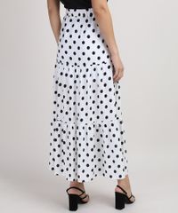 Saia-Feminina-Longa-Estampada-de-Poa-com-Recortes-Off-White-9938608-Off_White_2