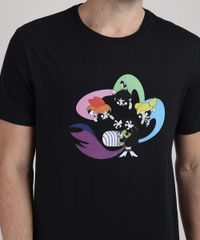 Camiseta-Masculina-Macaco-Louco-e-As-Meninas-Superpoderosas-Manga-Curta-Gola-Careca-Preta-9950981-Preto_4