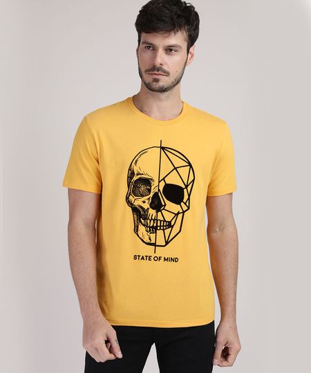 Camiseta-Masculina-Caveira--State-of-Mind--Manga-Curta-Gola-Careca-Amarela-9942883-Amarelo_1 Camiseta-Masculina-Caveira--State-of-Mind--Manga-Curta-Gola-Careca-Amarela-9942883-Amarelo_1