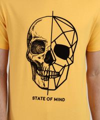 Camiseta-Masculina-Caveira--State-of-Mind--Manga-Curta-Gola-Careca-Amarela-9942883-Amarelo_4