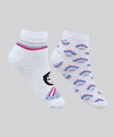 Kit-de-2-Meias-Femininas-Cano-Medio-Mulan-Multicor-9885669-Multicor_1 Kit-de-2-Meias-Femininas-Cano-Medio-Mulan-Multicor-9885669-Multicor_1