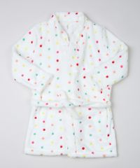 Roupao-Infantil-em-Fleece-Estampado-de-Poa-Manga-Longa-Branco-9950959-Branco_1