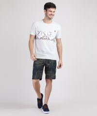 Camiseta-Masculina-Recorte-Estampa-de-Folhas-com-Bolso-Manga-Curta-Gola-Careca-Cinza-Mescla-9942181-Cinza_Mescla_3