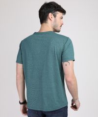 Camiseta-Masculina-Basica-com-Bolso-Manga-Curta-Gola-Careca-Verde-Escuro-9941894-Verde_Escuro_2