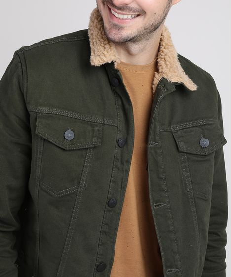 jaqueta sarja forrada masculina