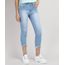 Calca-Jeans-Feminina-Skinny-Cropped-Cintura-Media-com-Puidos-Azul-Claro-9831921-Azul_Claro_1