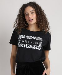 Blusa-Feminina--Wild-Soul--Animal-Print-Onca-Manga-Curta-Decote-Redondo-Preta-9942855-Preto_1