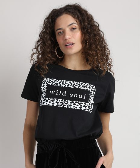 Blusa-Feminina--Wild-Soul--Animal-Print-Onca-Manga-Curta-Decote-Redondo-Preta-9942855-Preto_1
