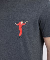Camiseta-Masculina-La-Casa-de-Papel-Manga-Curta-Gola-Careca-Cinza-Mescla-Escuro-9948705-Cinza_Mescla_Escuro_5
