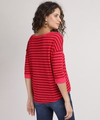 Blusa-Feminina-Listrada-Manga-3-4-Decote-Redondo-Coral-9946006-Coral_2