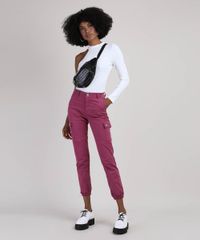 Calca-de-Sarja-Feminina-Skinny-Jogger-Cargo-Cintura-Alta-Roxa-9951013-Roxo_3