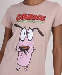 Blusa-Feminina-Coragem-O-Cao-Covarde-Manga-Curta-Decote-Redondo-Rose-9950859-Rose_4