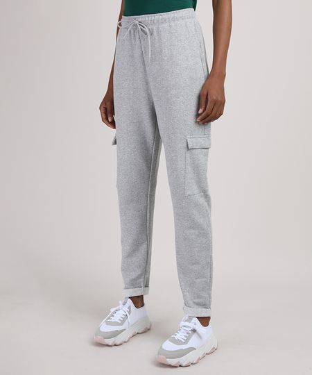 Calca-de-Moletom-Feminina-Cargo-Cintura-Alta-Cinza-Mescla-9946340-Cinza_Mescla_1_1 Calca-de-Moletom-Feminina-Cargo-Cintura-Alta-Cinza-Mescla-9946340-Cinza_Mescla_1_1