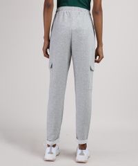 Calca-de-Moletom-Feminina-Cargo-Cintura-Alta-Cinza-Mescla-9946340-Cinza_Mescla_1_2