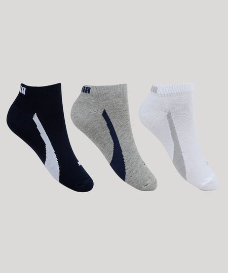Kit-de-3-Meias-Puma-Masculino-Sapatilha-Multicor-9950822-Multicor_1