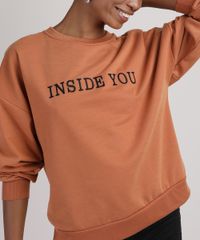 Blusao-de-Moletom-Feminino-com-Bordado--Inside-You--Decote-Redondo-Caramelo-9951015-Caramelo_4