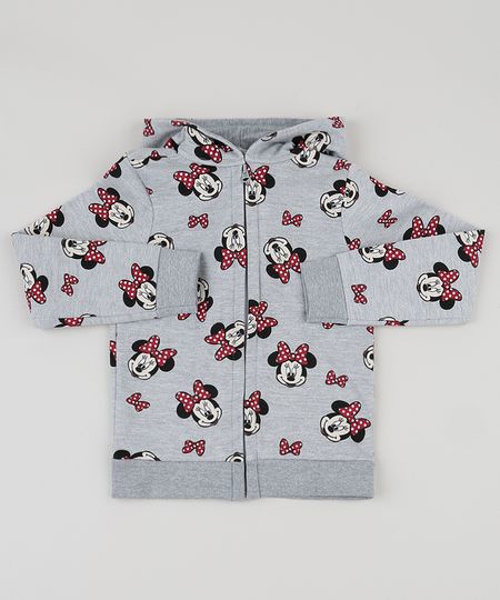 Blusao-de-Moletom-Infantil-Minnie-com-Ziper-e-Capuz-Cinza-Mescla-9946354-Cinza_Mescla_1