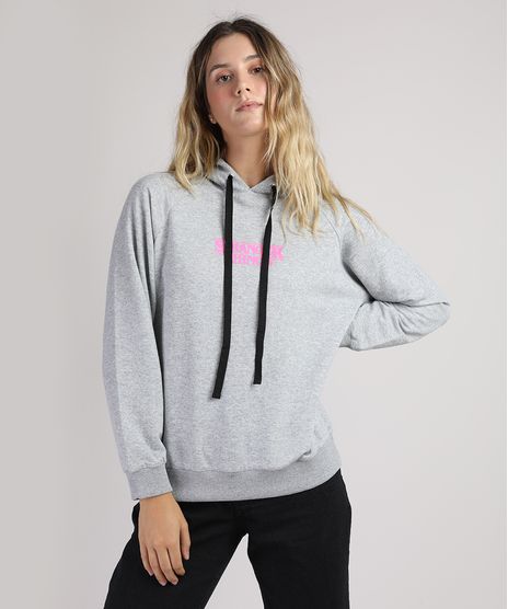 Blusao-de-Moletom-Feminino-Stranger-Things--com-Capuz-Cinza-Mescla-9950986-Cinza_Mescla_1