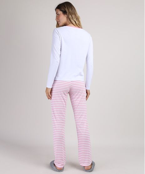 Pijama-Feminino---Super-Cute-Forever--Manga-Longa--Branco-9951190-Branco_1