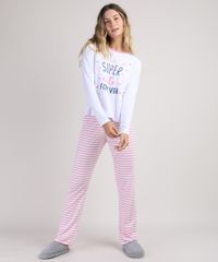 Pijama-Feminino---Super-Cute-Forever--Manga-Longa--Branco-9951190-Branco_2