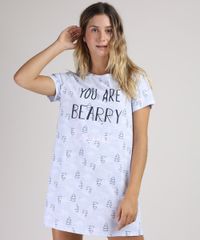 Camisola-Feminina--You-Are-Bearry--Cinza-Mescla-Claro-9928546-Cinza_Mescla_Claro_1
