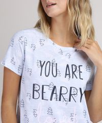 Camisola-Feminina--You-Are-Bearry--Cinza-Mescla-Claro-9928546-Cinza_Mescla_Claro_4