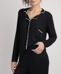 Pijama-Feminino-Camisa-Manga-Longa-com-Bolso-Preto-9951065-Preto_3