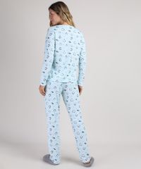 Pijama-Feminino-em-Moletinho-Estampado-de-Pinguins-Manga-Longa--Azul-Claro-9951194-Azul_Claro_2