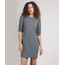 Vestido-Feminino-Canelado-Curto-Manga-Curta-Bufante-Cinza-Mescla-Escuro-9951121-Cinza_Mescla_Escuro_1