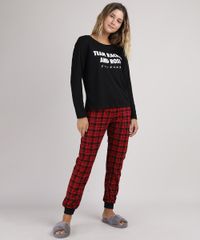 Pijama-Feminino-Friends-Manga-Longa--Preto-9946850-Preto_1