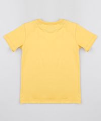 Camiseta-Infantil-com-Bolso-Manga-Curta--Mostarda-9944016-Mostarda_2