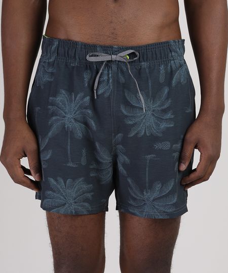 Short-Masculino-Estampado-de-Coqueiros-com-Bolso-Verde-Escuro-9863756-Verde_Escuro_1