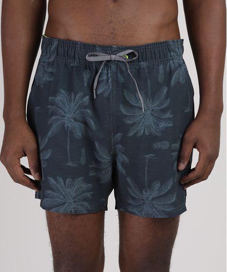 Short-Masculino-Estampado-de-Coqueiros-com-Bolso-Verde-Escuro-9863756-Verde_Escuro_1