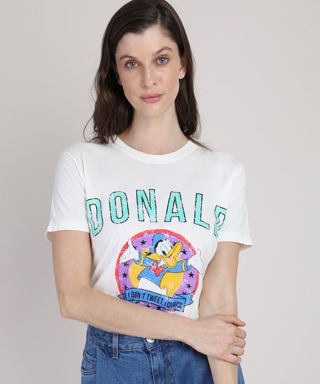 T-Shirt-Feminina-Mindset-Pato-Donald-Manga-Curta-Decote-Redondo-Off-White-9947388-Off_White_1 T-Shirt-Feminina-Mindset-Pato-Donald-Manga-Curta-Decote-Redondo-Off-White-9947388-Off_White_1