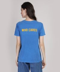T-Shirt-Feminina-Mindset--Who-Are-The-Rolling-Stones-Anyway---Manga-Curta-Decote-Redondo-Azul-9948979-Azul_2