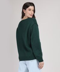 Cardigan-de-Trico-Feminino-Mindset-Oversized-com-Bolsos-Decote-V-Verde-Escuro-9950753-Verde_Escuro_2