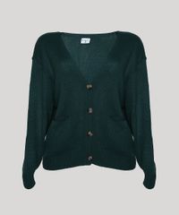 Cardigan-de-Trico-Feminino-Mindset-Oversized-com-Bolsos-Decote-V-Verde-Escuro-9950753-Verde_Escuro_5