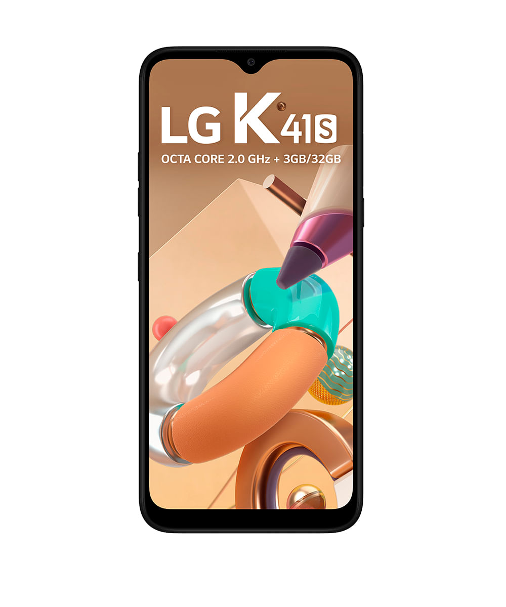 Smartphone LG LMK410BMW K41S 32GB Preto